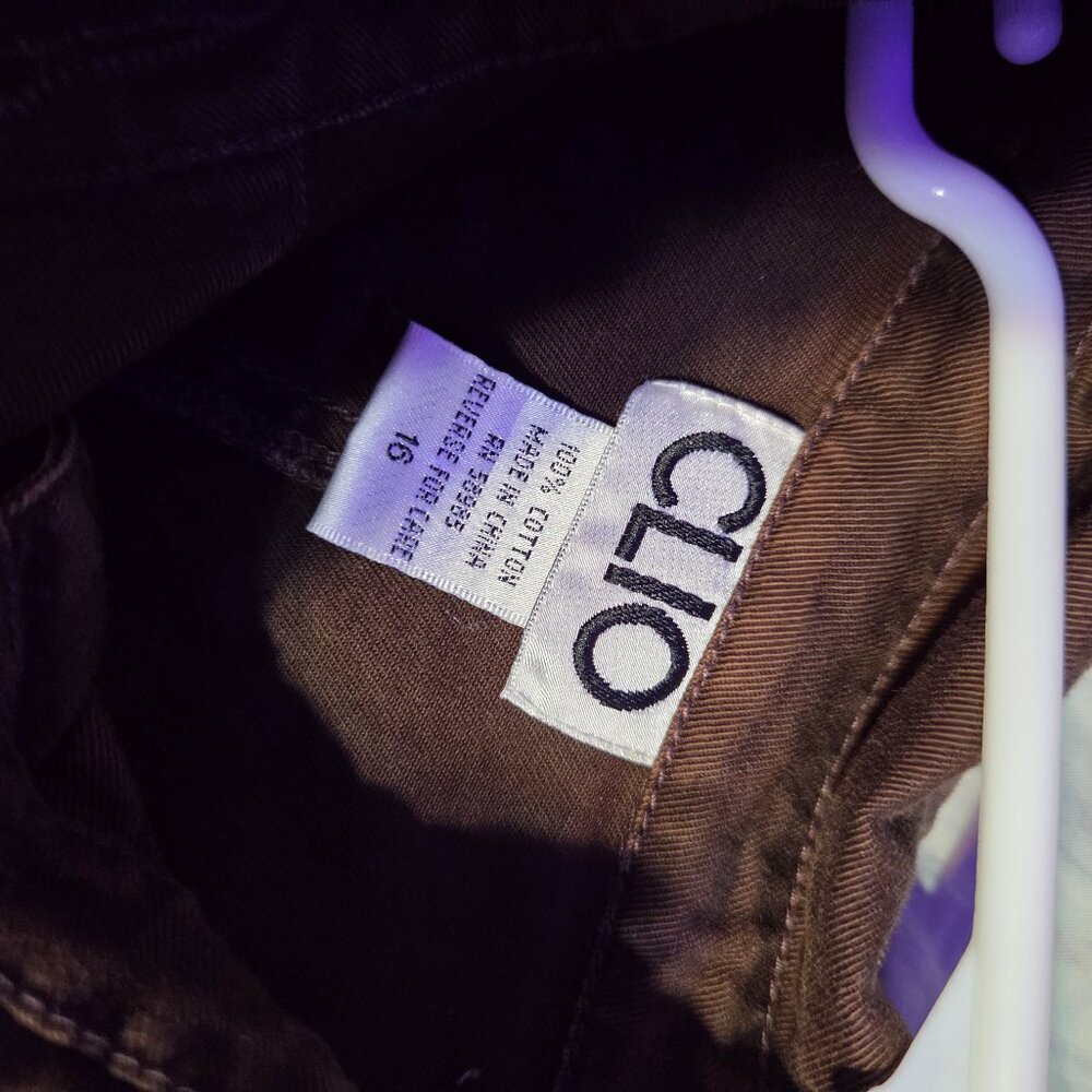 Clio Brown Button-up Jacket